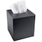 Dacasso Black Leatherette Tissue Box Cover AG-1337 - alternate 3